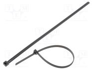 Cable tie; multi use; L: 195mm; W: 4.7mm; polyamide; 245N; black HELLERMANNTYTON