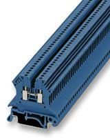 TERMINAL BLOCK, DIN RAIL, 2POS, 16AWG