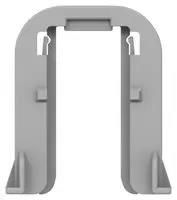 MOUNTING CLIP, PBT-GF, GREY