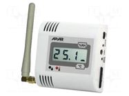 Sensor: temperature and humidity; for wall mounting; IP20; ±3% APAR