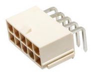 CONNECTOR, HEADER, 10POS, 2ROW, 4.2MM