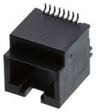 RJ45 CONN, JACK, 8P8C, 1PORT, SMT