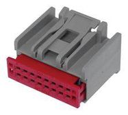 CONNECTOR HOUSING, RCPT, 20POS, 2.54MM