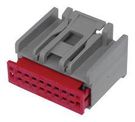 CONNECTOR HOUSING, RCPT, 18POS, 2.54MM