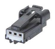 CONNECTOR HOUSING, RCPT, 3POS, 2.54MM