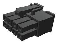 CONNECTOR HOUSING, RCPT, 8POS, 4.2MM