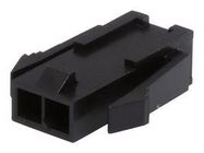 CONNECTOR HOUSING, PLUG, 2POS, 3MM