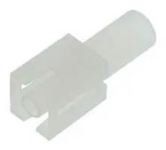 CONNECTOR HOUSING, RCPT, 1POS, 6.35MM