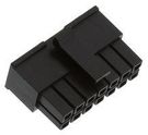 CONNECTOR HOUSING, RCPT, 18POS, 3MM
