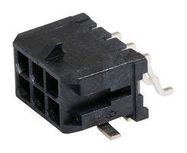 CONNECTOR, HEADER, 6POS, 2ROW, 3MM