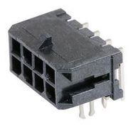 CONNECTOR, HEADER, 8POS, 2ROW, 3MM