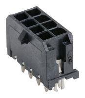 CONNECTOR, HEADER, 8POS, 2ROW, 3MM