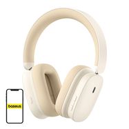 Baseus Bowie H1 Wireless headphones Bluetooth 5.2, ANC (white), Baseus