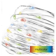 LED Christmas nano chain, 1.9 m, 2x AA, indoor, multicolour, timer, EMOS