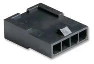 CONNECTOR HOUSING, PLUG, 4POS