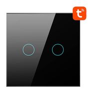 Smart Light Switch WiFi Avatto TS02-EU-B2 2 way (black), Avatto