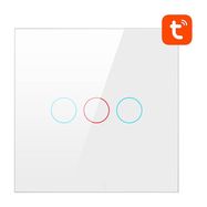 Smart Light Switch WiFi Avatto TS02-EU-W3 3 Way TUYA (white), Avatto