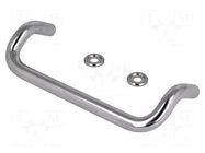 Holder; chromium plated steel; chromium plated; H: 47mm; GN 425.1 ELESA+GANTER