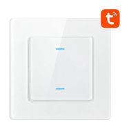 Smart Light Switch WiFi Avatto N-TS10-W2 2 Way TUYA (white), Avatto