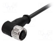 Connector: M12; plug; PIN: 3; female; A code-DeviceNet / CANopen HARTING