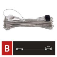 Extension cable for interconnecting chains, Standard transparent, 10 m, outdoor and indoor, EMOS