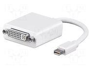 Adapter; DVI-D (18+1) socket,mini DisplayPort plug Goobay