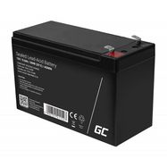 Rechargeable battery AGM 12V 9Ah Maintenancefree for UPS ALARM, Green Cell