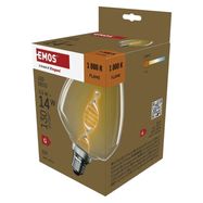 LED Bulb DECO S123 / E27 / 3,5 W (14 W) / 130 lm / flame, EMOS