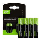 Green Cell Rechargeable Batteries Sticks 4x AAA HR03 950mAh, Green Cell