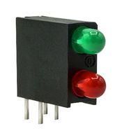 MULTI-ELEMENT LED LIGHT SOURCE,GREEN/RED,RIGHT ANGLE 30K2392