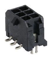 CONNECTOR, HEADER, 6POS, 2ROW, 3MM