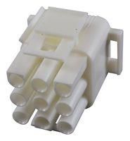CONNECTOR HOUSING, PL, 9POS, 6.35MM