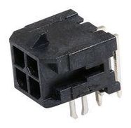 CONNECTOR, HEADER, 4POS, 2ROW, 3MM