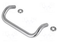 Holder; chromium plated steel; chromium plated; H: 47mm; GN 425.1 ELESA+GANTER