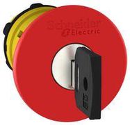 SWITCH ACTUATOR, KEY-OPERATE E-STOP, RED