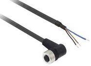 SENSOR CORD, M12 3P RCPT-FREE END, 10M