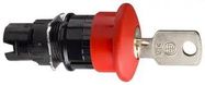SWITCH ACTUATOR, EMERGENCY STOP, RED