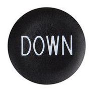 SWITCH CAP, BLACK, PUSH BUTTON