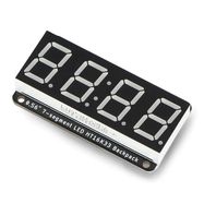 Adafruit 0.56" 4-Digit 7-Segment Display with I2C Backpack - Red - STEMMA QT / qwiic