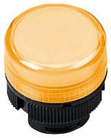 PILOT LIGHT HEAD, YELLOW, ROUND, 22MM