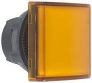 PILOT LIGHT HEAD, YELLOW, SQUARE, 22MM