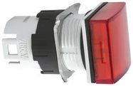 PILOT LIGHT HEAD, RED, SQUARE, 16MM