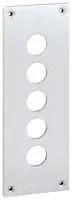 DRILLED FRONT PLATE, CONTROL STATION
