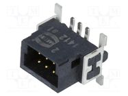 Connector: PCB-cable/PCB; male; PIN: 6; 1.27mm; har-flex®; 2.3A; SMT HARTING