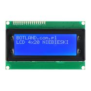 LCD display 4x20 characters blue - justPi