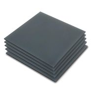 Graphite smoked plexiglass - 3mm - 200x200mm - 5pcs