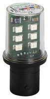 LED REPLACEMENT LAMP, BA15D, GREEN