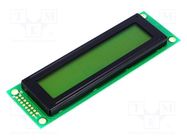 Display: LCD; alphanumeric; STN Positive; 24x2; 116x37x12mm; LED DISPLAY ELEKTRONIK