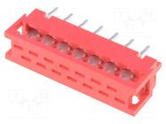 Connector: wire-board; adapter; PIN: 14; 1.5A; IDC,THT; 2x7; 30mΩ CONNFLY