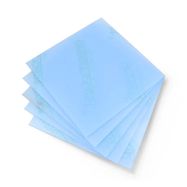 Fluo blue poured plexiglas - 3mm - 200x200mm - 5pcs.